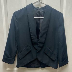 Express women’s 3/4 sleeve black blazer size 0